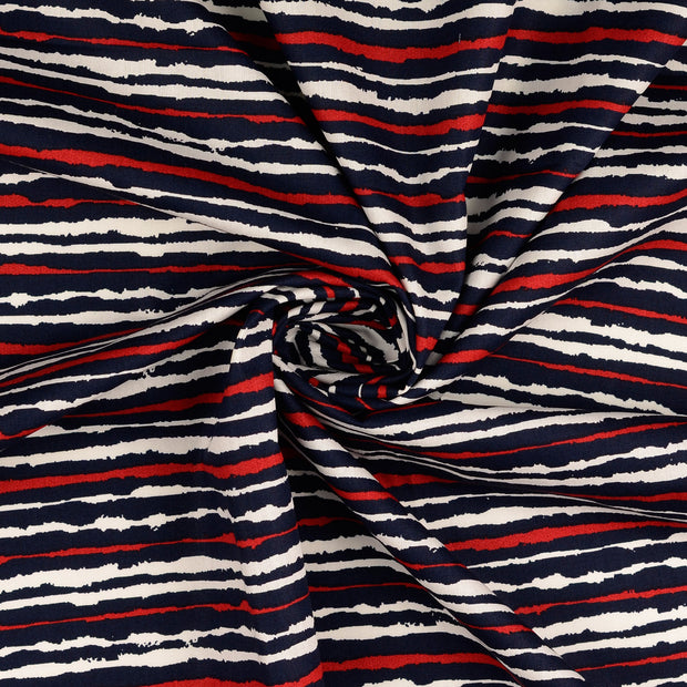  tissu Bleu Marine imprimé 