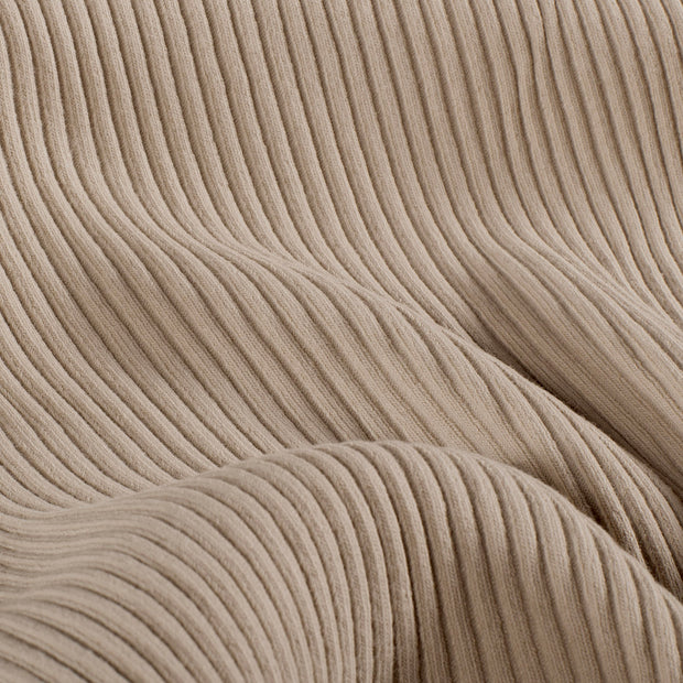 Cuff Material 3x3 rib fabric Beige matte 