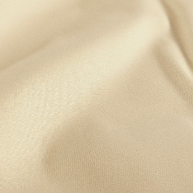 Cotton Satin fabric Unicolour Beige