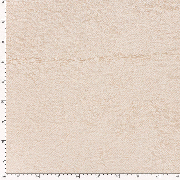 Sherpa Fleece fabrik Uni Ivory