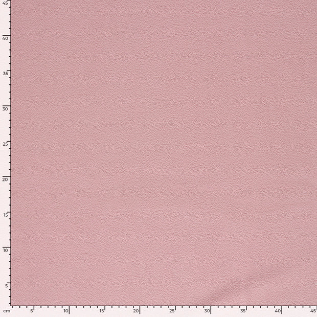 Fleece fabric Unicolour Old Pink