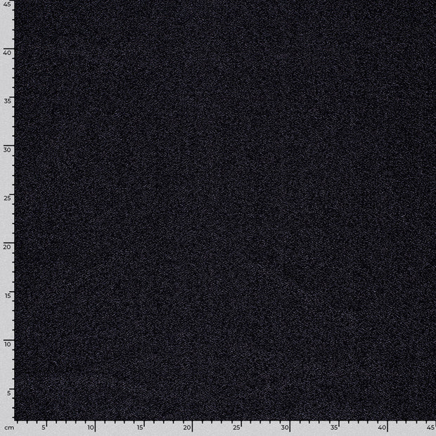 Jersey de Polyester tissu Unicolore Bleu Marine