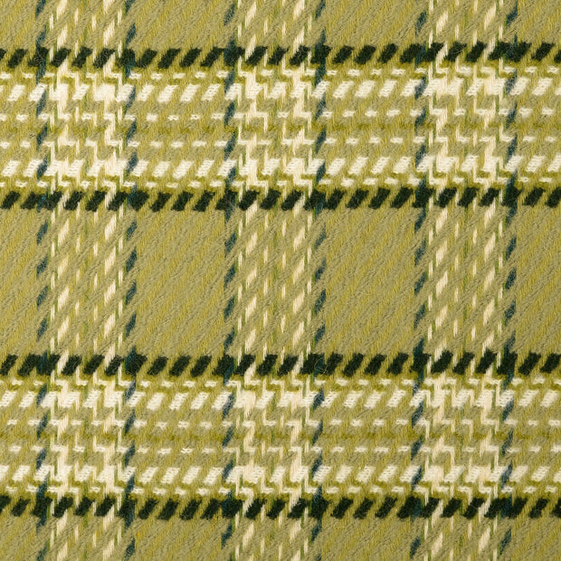 Mantel Wool Touch tela Cuadros Verde oliva