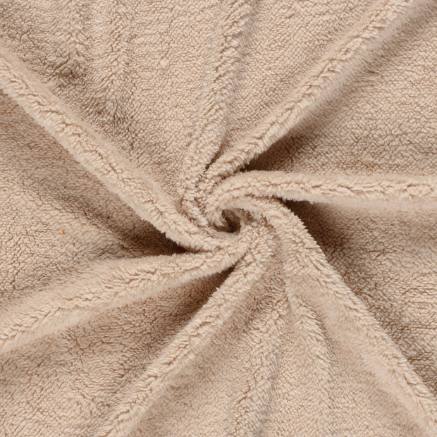 Sherpa Fleece fabric Beige 