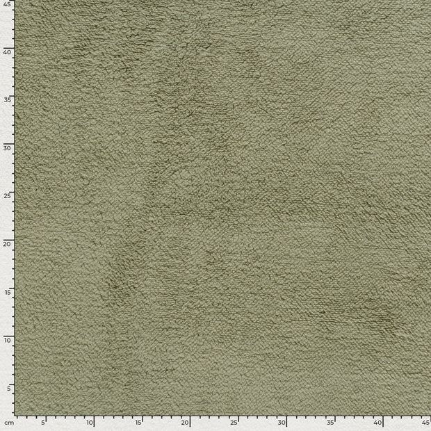 Sherpa Fleece fabrik Uni Olivgrün