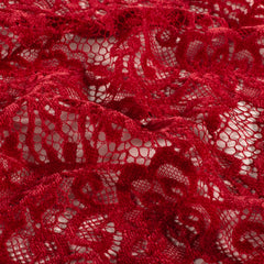 Chenille Unicolour Dark Red