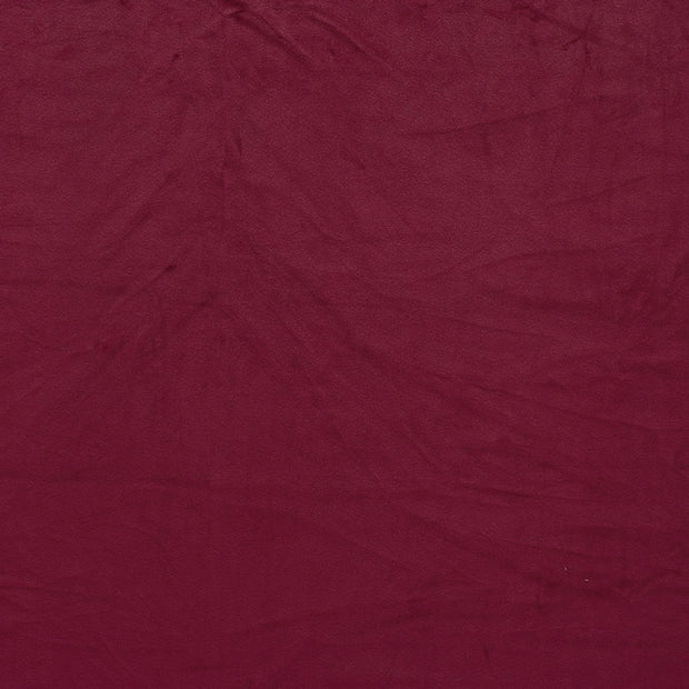 Supersoft Velvet fabrik Bordeauxrot 