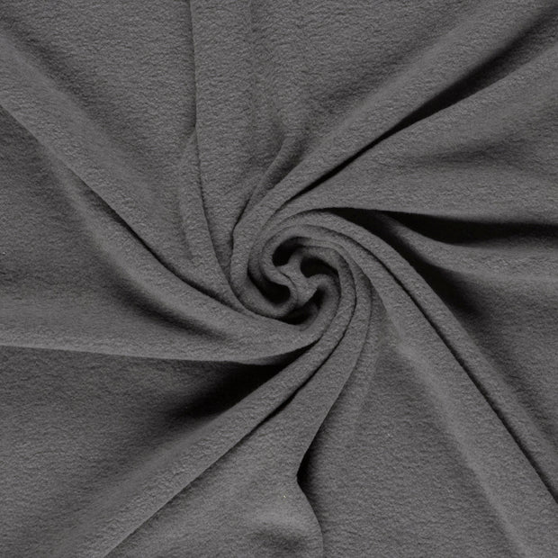 Fleece fabric Dark Grey 