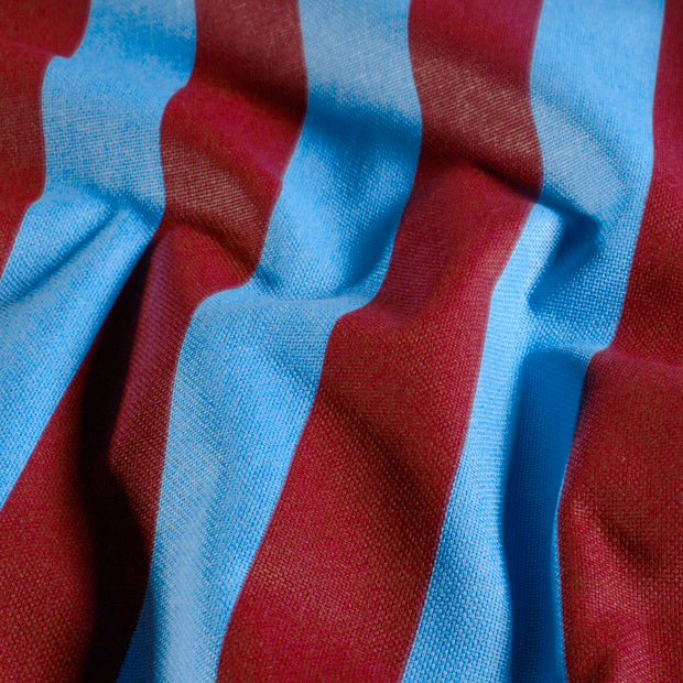 Panama fabric Stripes Aqua