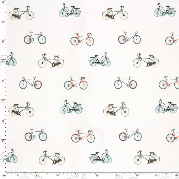 Softshell fabric Bicycles digital printed 