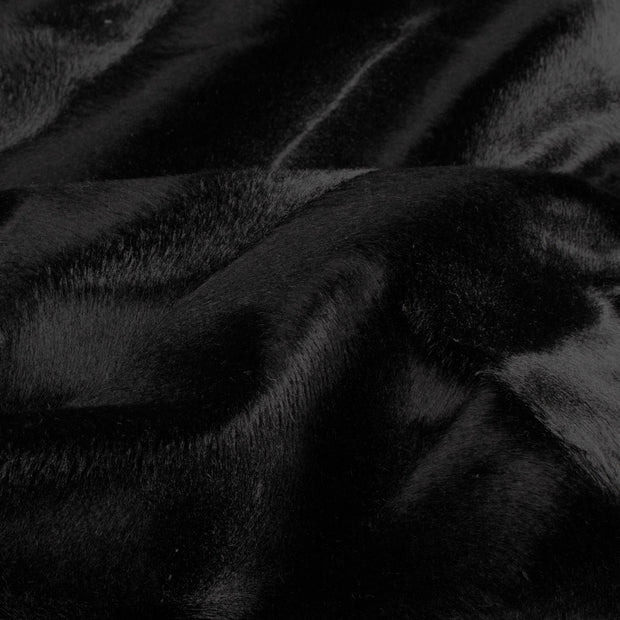 Velours fabric Unicolour Black