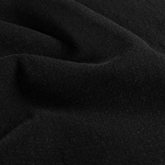 Linen stone washed Unicolour Black