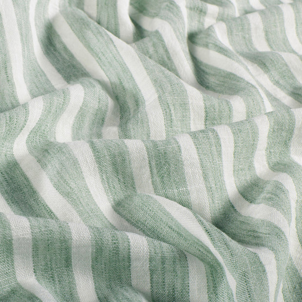 Woven Polyester tissu rayures Vert Olive