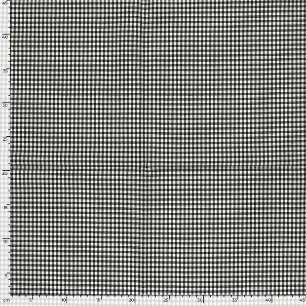 Bengaline stof Abstract Zwart