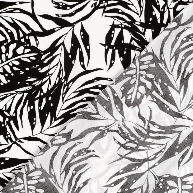 Bambú Poplin tela Abstracto estampado 