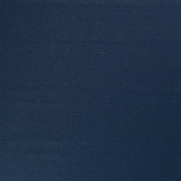 Viscose Lin Chaine et Trame tissu Indigo mat 