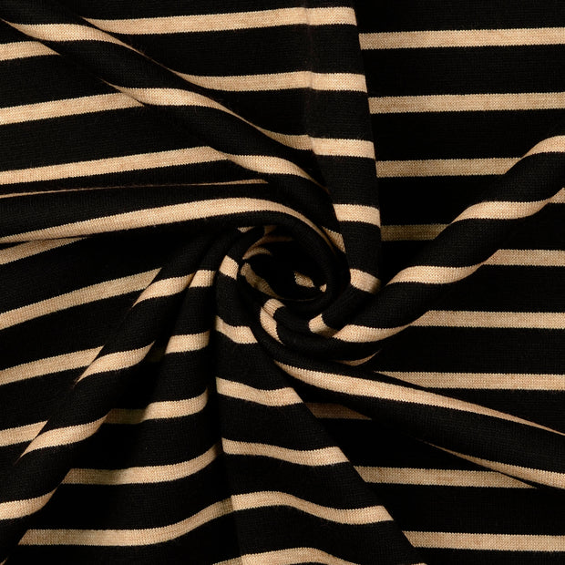 Heavy Knit fabric Black 
