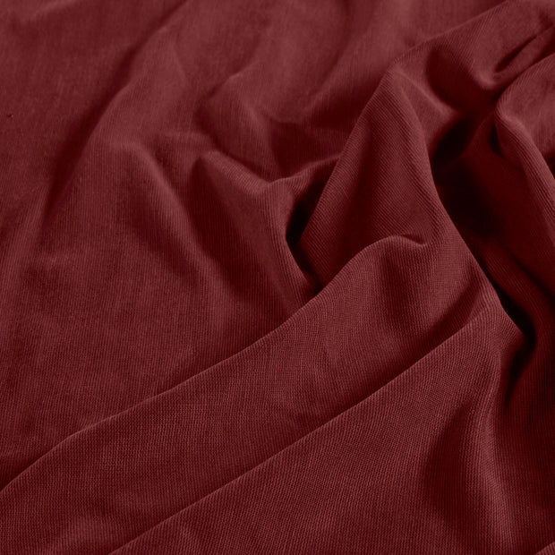 Jersey fabric Unicolour Red