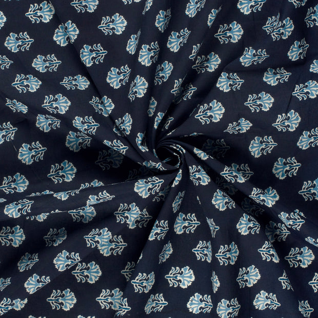 Voile fabric Indigo 