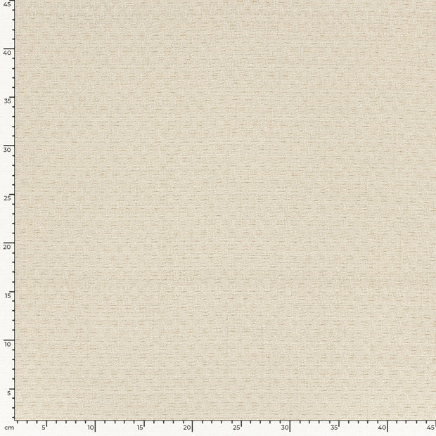 Jacquard tela Unicolor Beis
