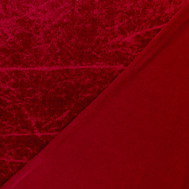 Velours fabric Unicolour crushed 