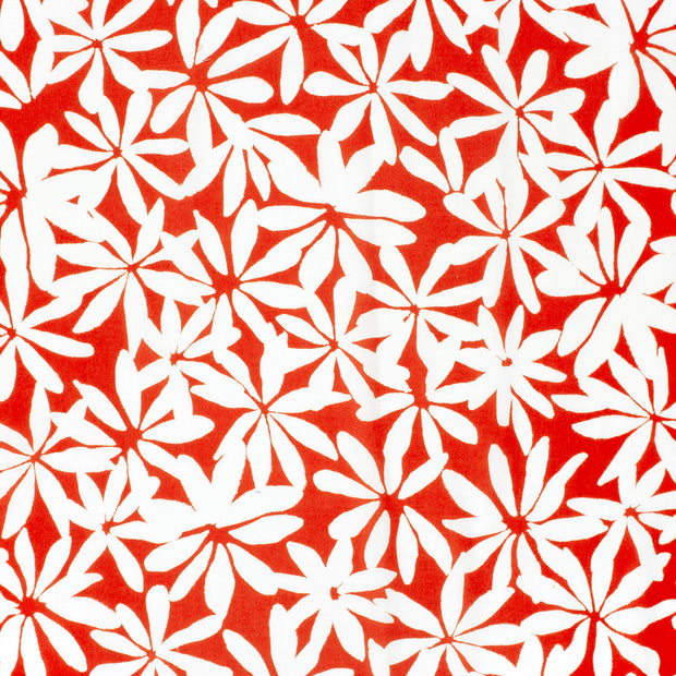 Cotton Satin fabric Red matte 