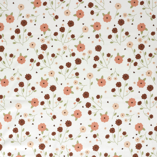 Jersey fabric Off White soft 