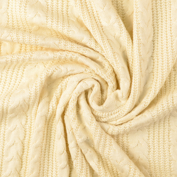 Heavy Knit fabrik Nude 