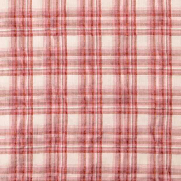 Tablecloth fabric Checks Red