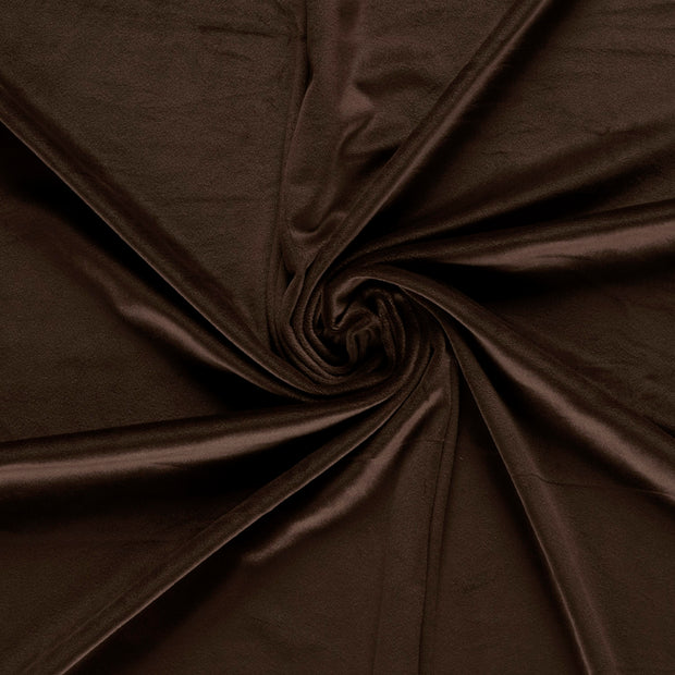 Supersoft Velvet fabrik Braun 