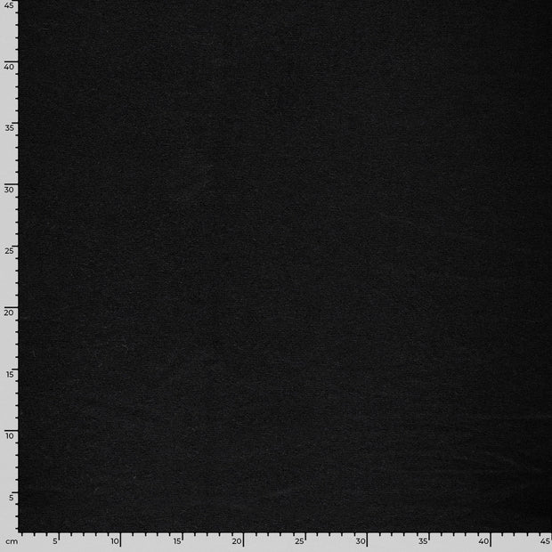 Heavy Knit stof Melange Zwart