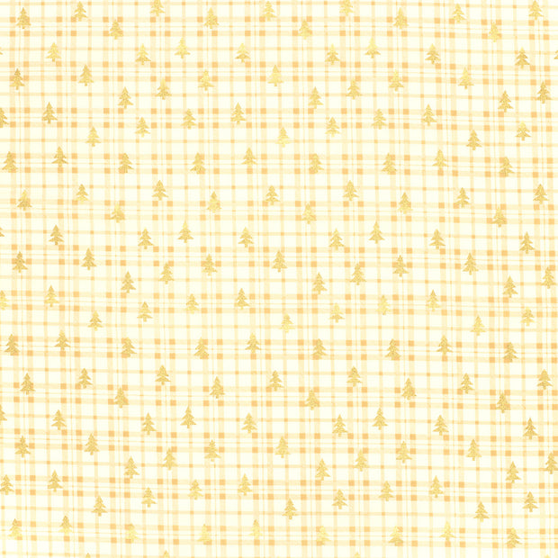 Popeline de Coton tissu Blanc cassé 