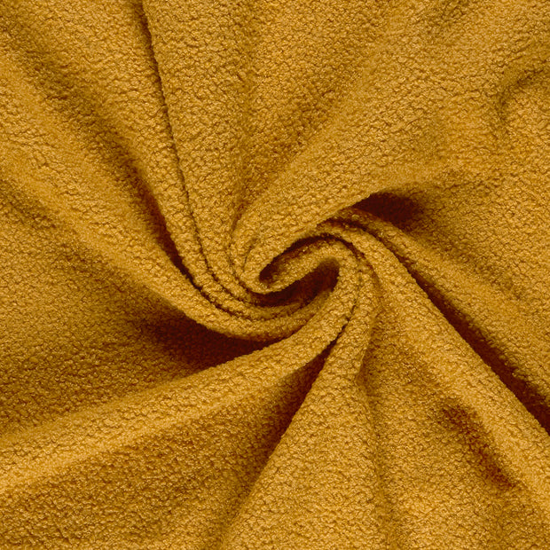 Teddy fabric Oker backed 