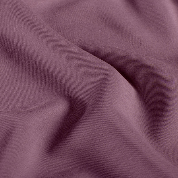 Interlock fabric Unicolour Wine red