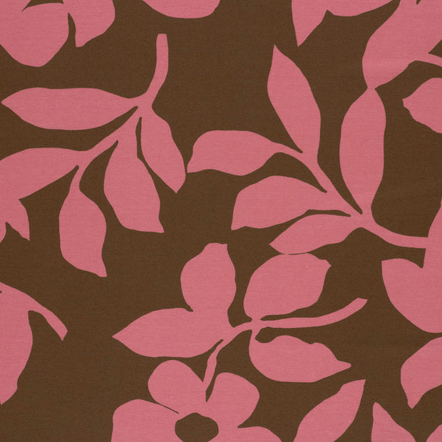 Punta di Roma fabric Brown matte 