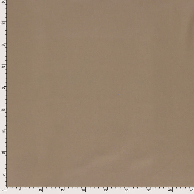 Cotton Satin fabric Unicolour Beige