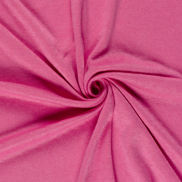 Heavy Knit fabric Fuchsia brushed 