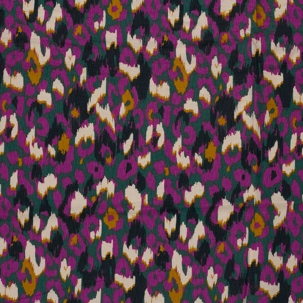 Viscose Nylon Ottoman fabric Purple 