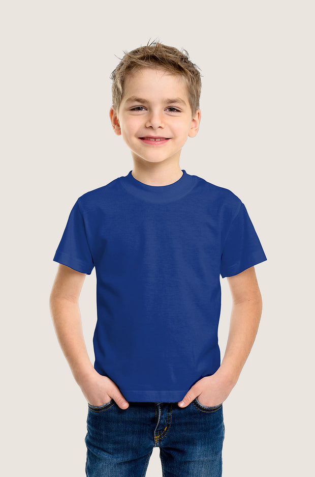 Bamboe Jersey stof Effen Kobalt