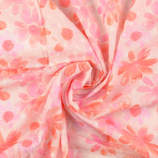 Voile fabrik Helles Pink 