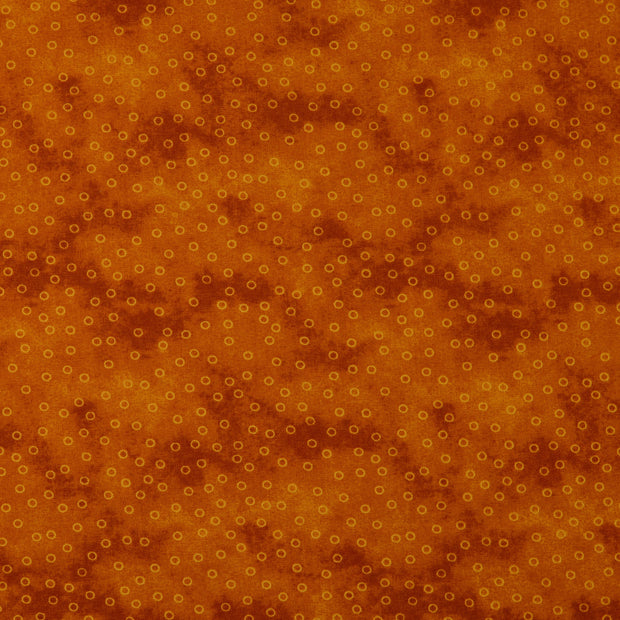 Cotton Poplin fabric Geometric pattern Bronze