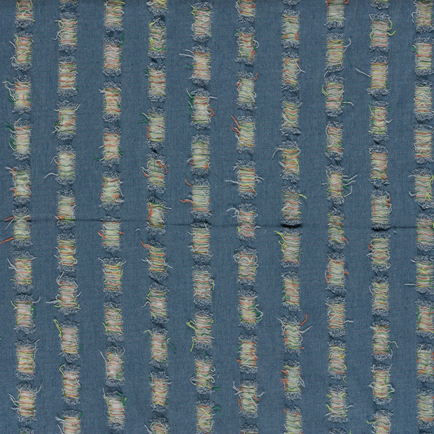 Jeans tissu Bleu clair mat 