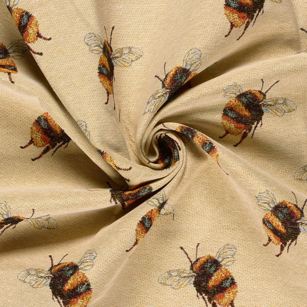 Gobelin tissu Beige jacquard 