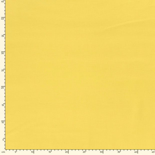 Cretonne fabric Unicolour Yellow