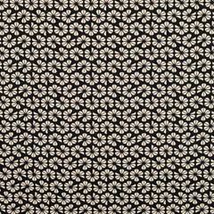 printed Flowers Black