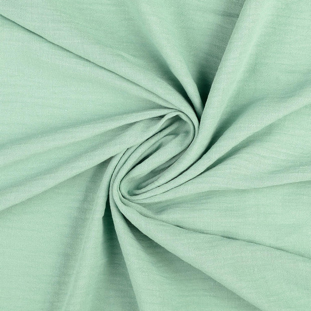 Woven Polyester tela Menta oscura 