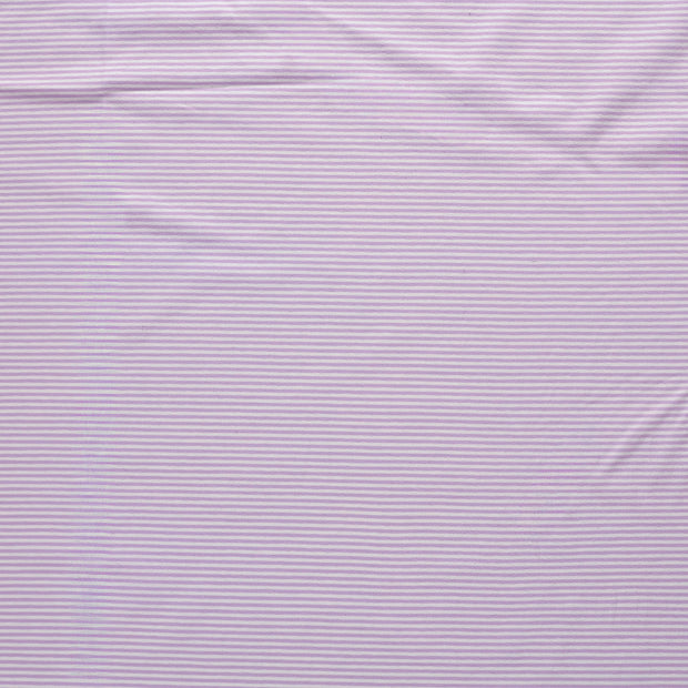 Algodón Jerséis Yarn Dyed tela Lila suave 
