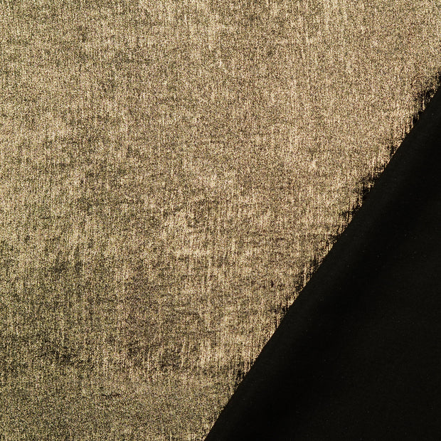 Woven Polyester tela Oro Lurex 