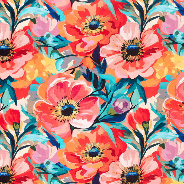 Panama fabric Fuchsia matte 