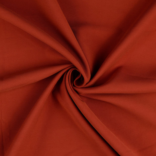 Viscose Poplin fabrik Kupfer 